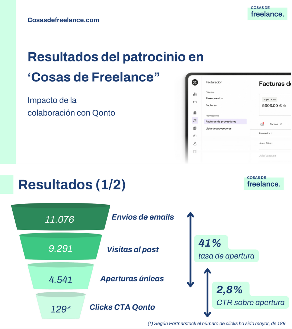 IMAGEN EJEMPLO PATROCINIO EN COSAS DE FREELANCE